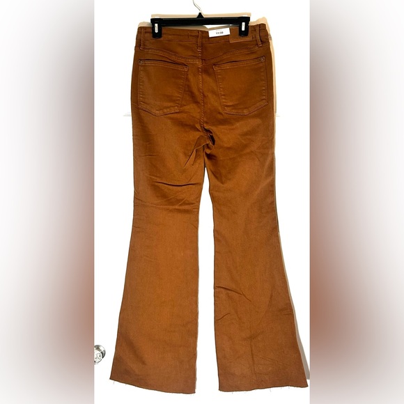 Judy Blue Women's Flare Jeans in Rust - Picture 2 of 4